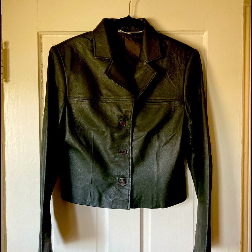 Leather jacket